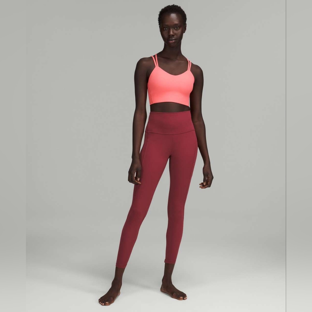 Lululemon Womens Align HR Leggings With Pockets Mulled Wine Sz 6